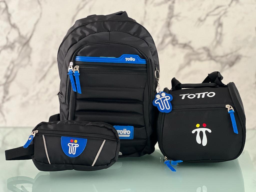 COMBO 🔥 Totto Trio Estudiantil 3x1 - Bolso + Lonchera + Cartuchera
