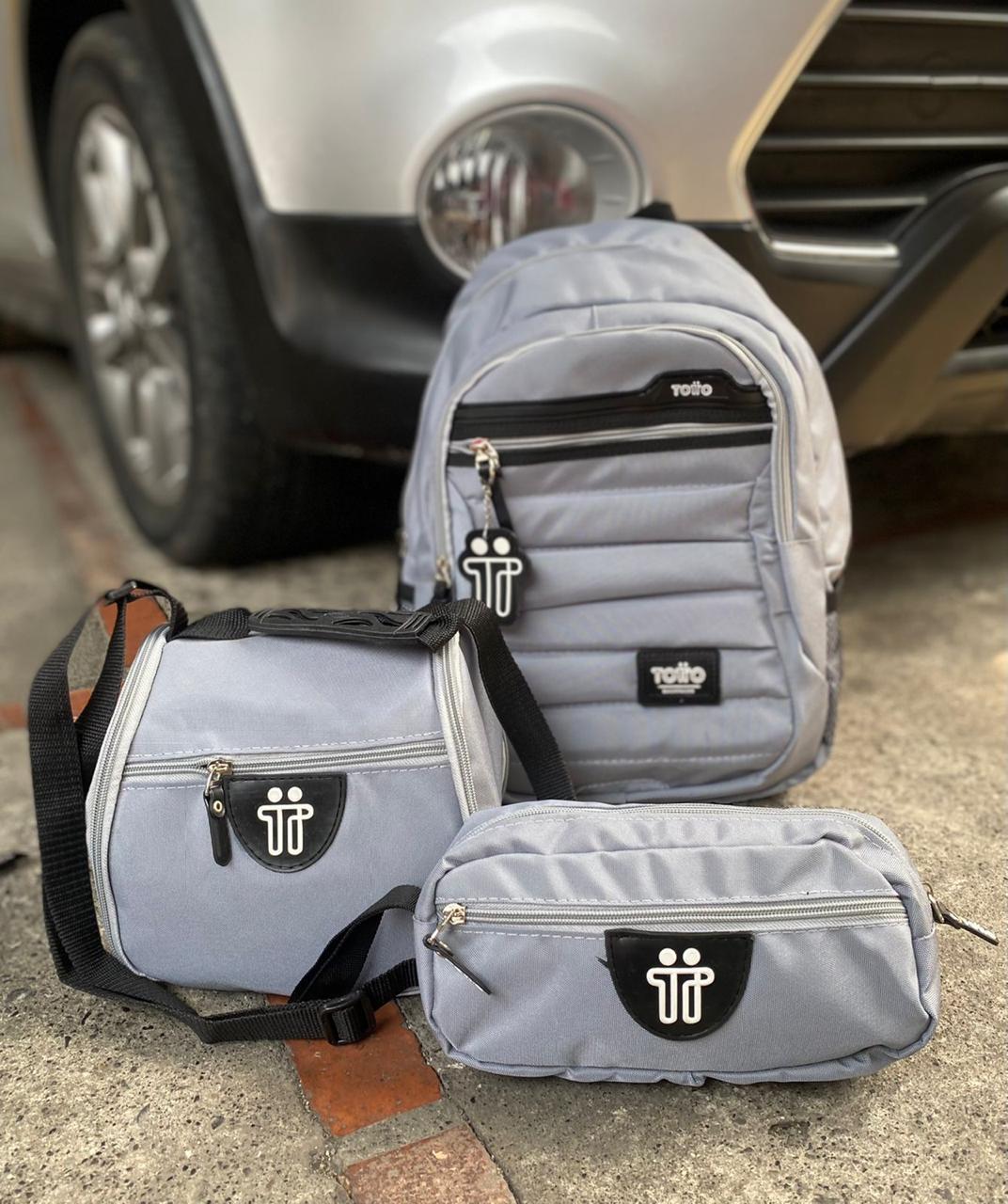 COMBO 🔥 Totto Trio Estudiantil 3x1 - Bolso + Lonchera + Cartuchera