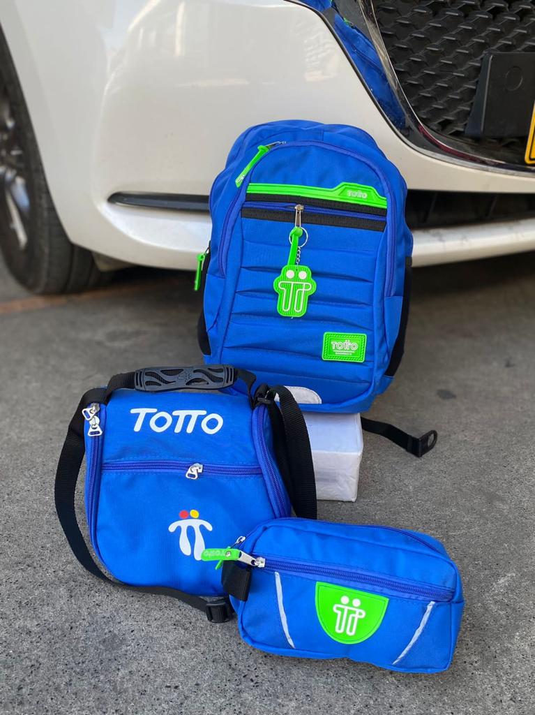 COMBO 🔥 Totto Trio Estudiantil 3x1 - Bolso + Lonchera + Cartuchera