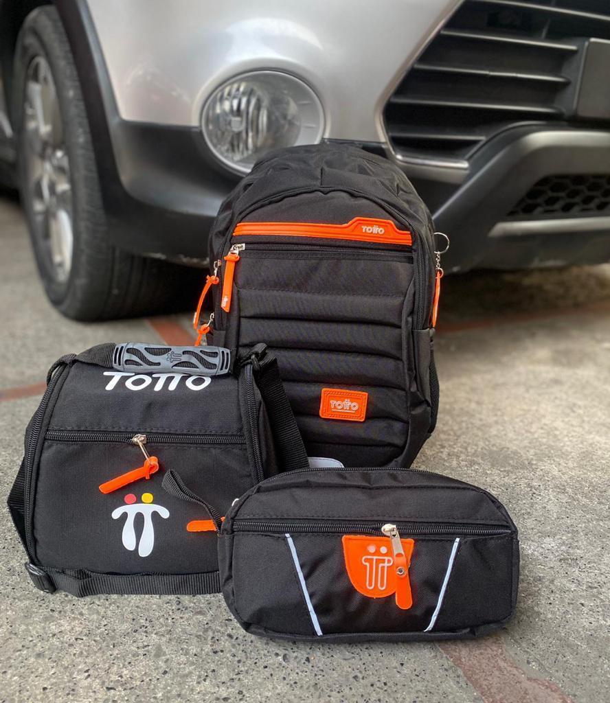 COMBO 🔥 Totto Trio Estudiantil 3x1 - Bolso + Lonchera + Cartuchera