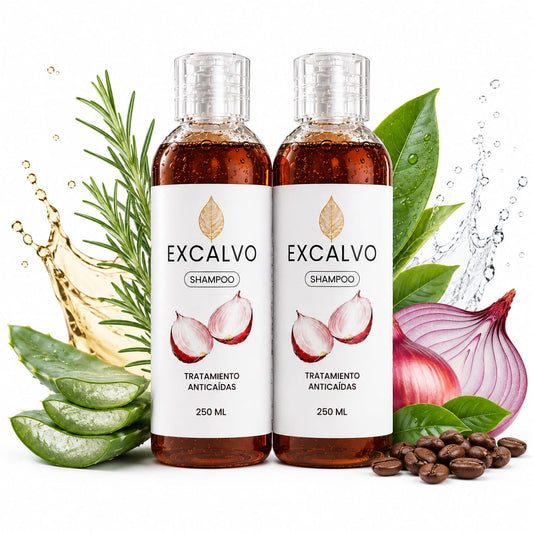 Promo 2X1 Tratamiento Anti Caídas - Shampoo Excalvo 🧄