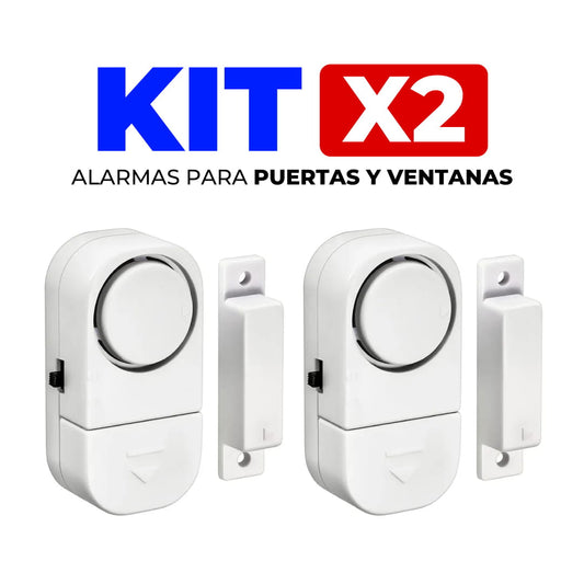 Kit X2 Alarmas para Puertas y Ventanas 🚨