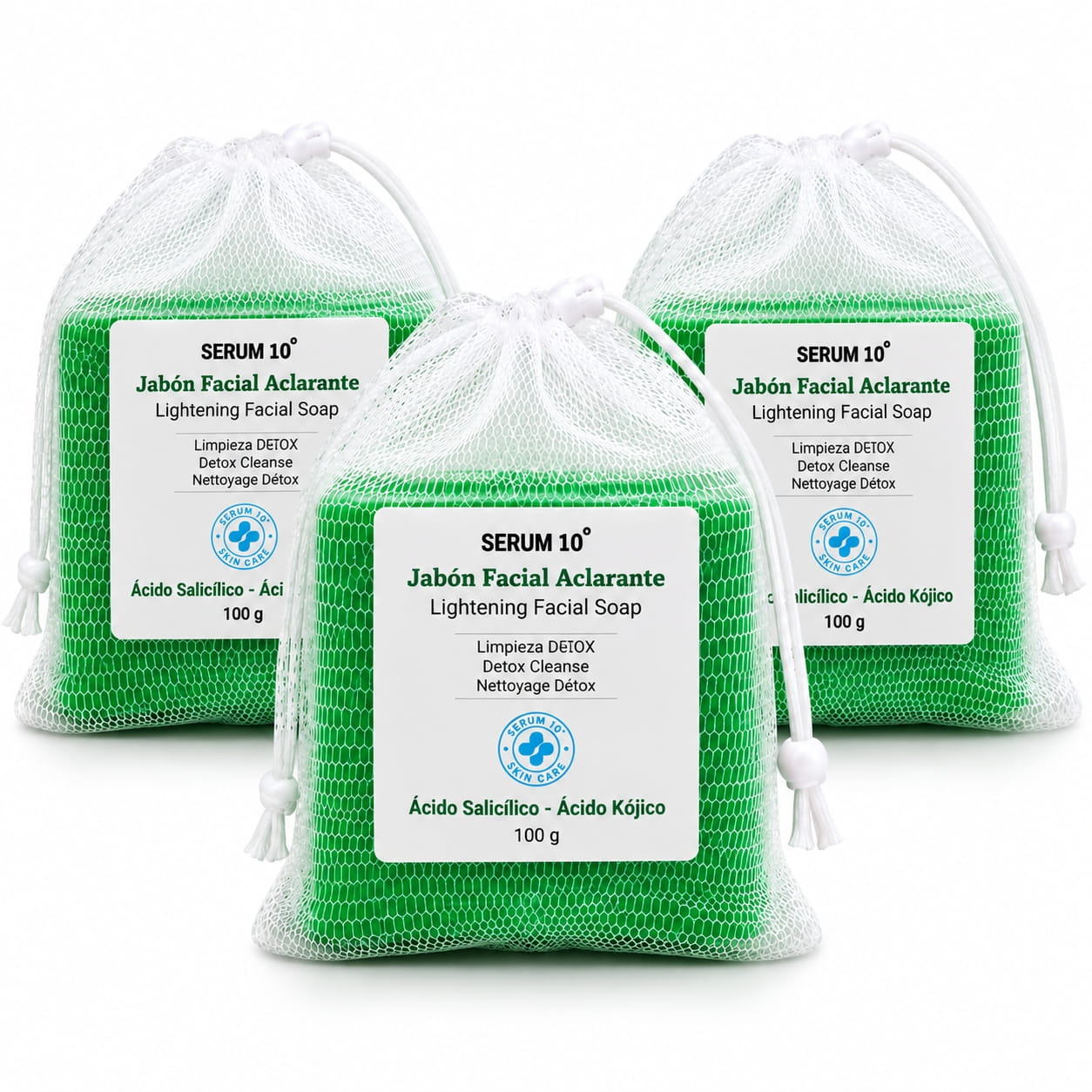 Combo X3 Jabón Aclarante + Despigmentante Serum 10®🌿