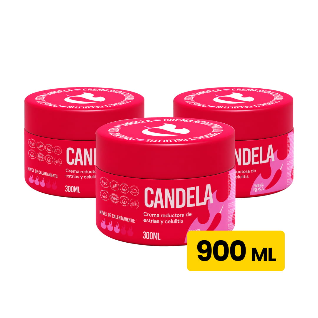 Candela 🌞 Crema Reductora de Estrías y Celulitis