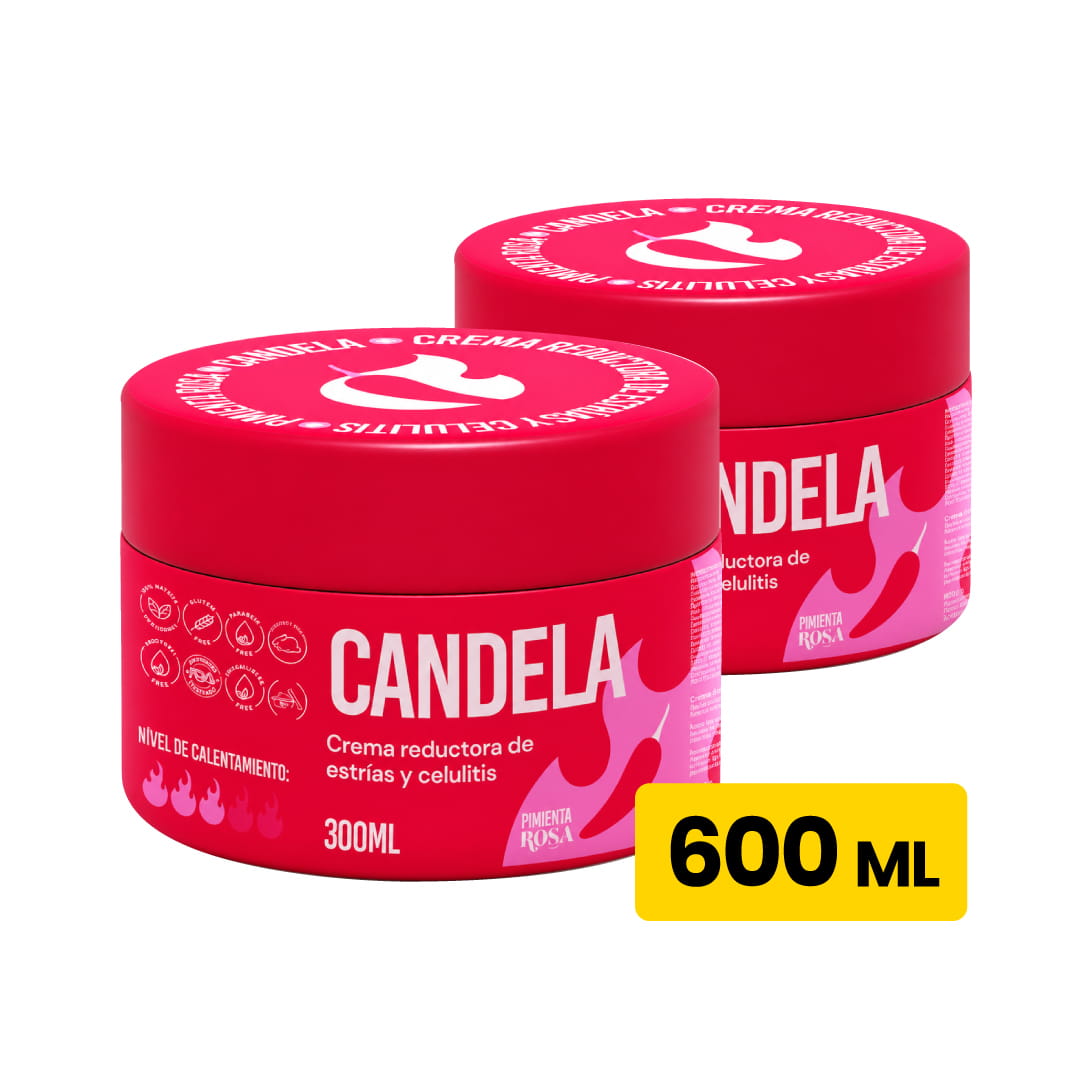 Candela 🌞 Crema Reductora de Estrías y Celulitis