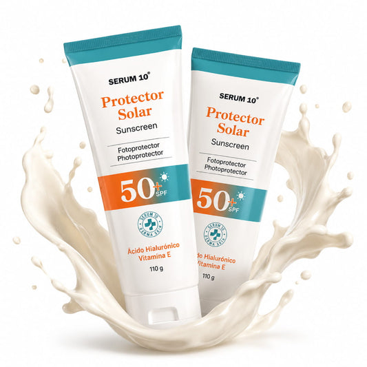 ¡PROMO 2X1! Protector Solar Serum 10® 🌞