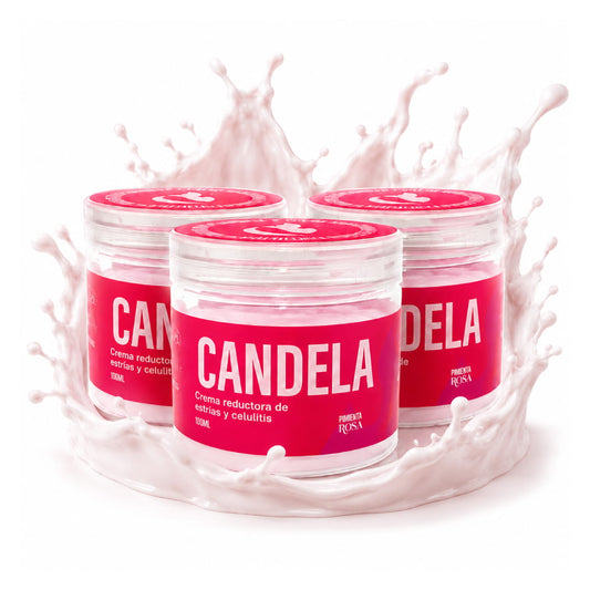 Set X3 Cremas Candela - Antiestrías y Reductora de Celulitis 🔥