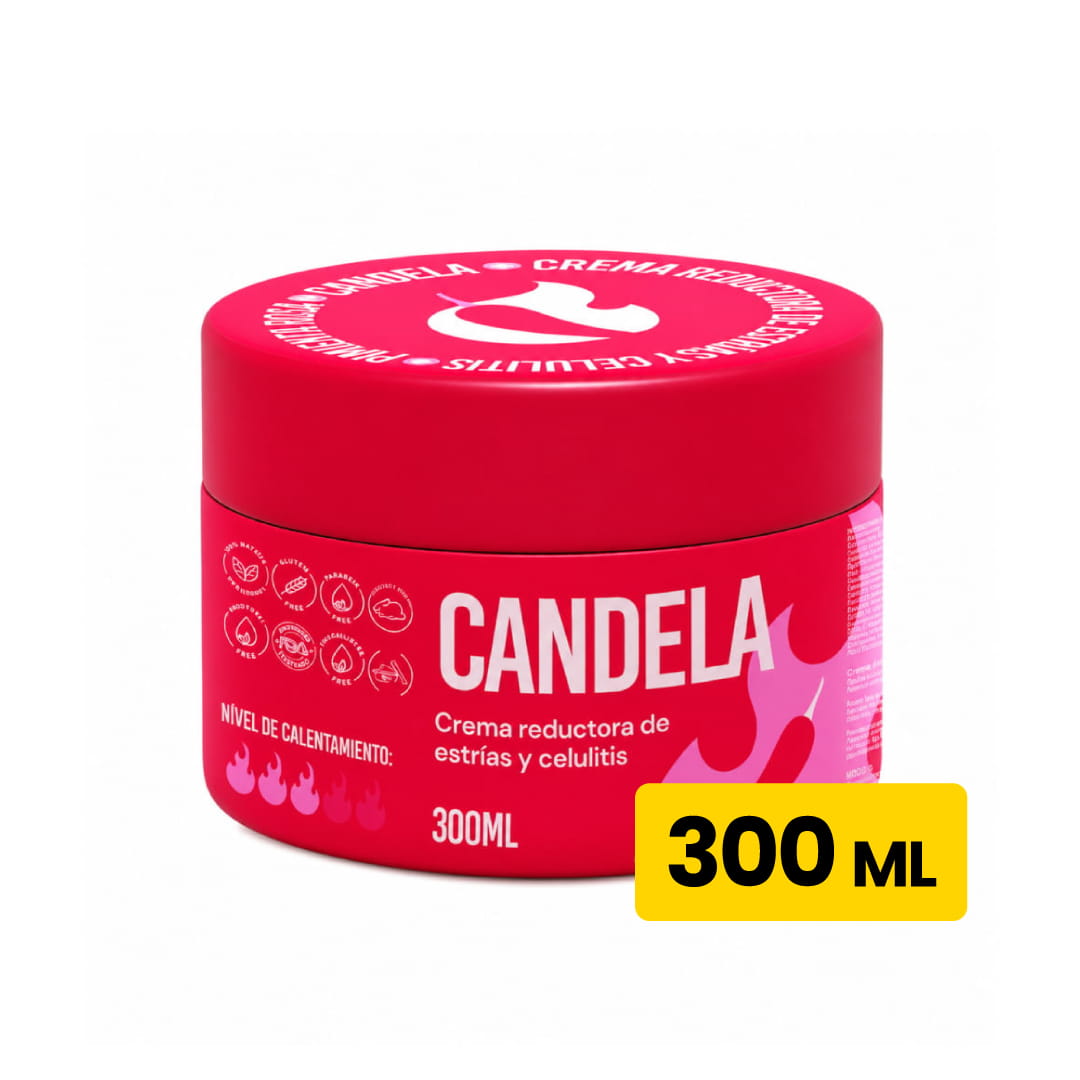 Candela 🌞 Crema Reductora de Estrías y Celulitis