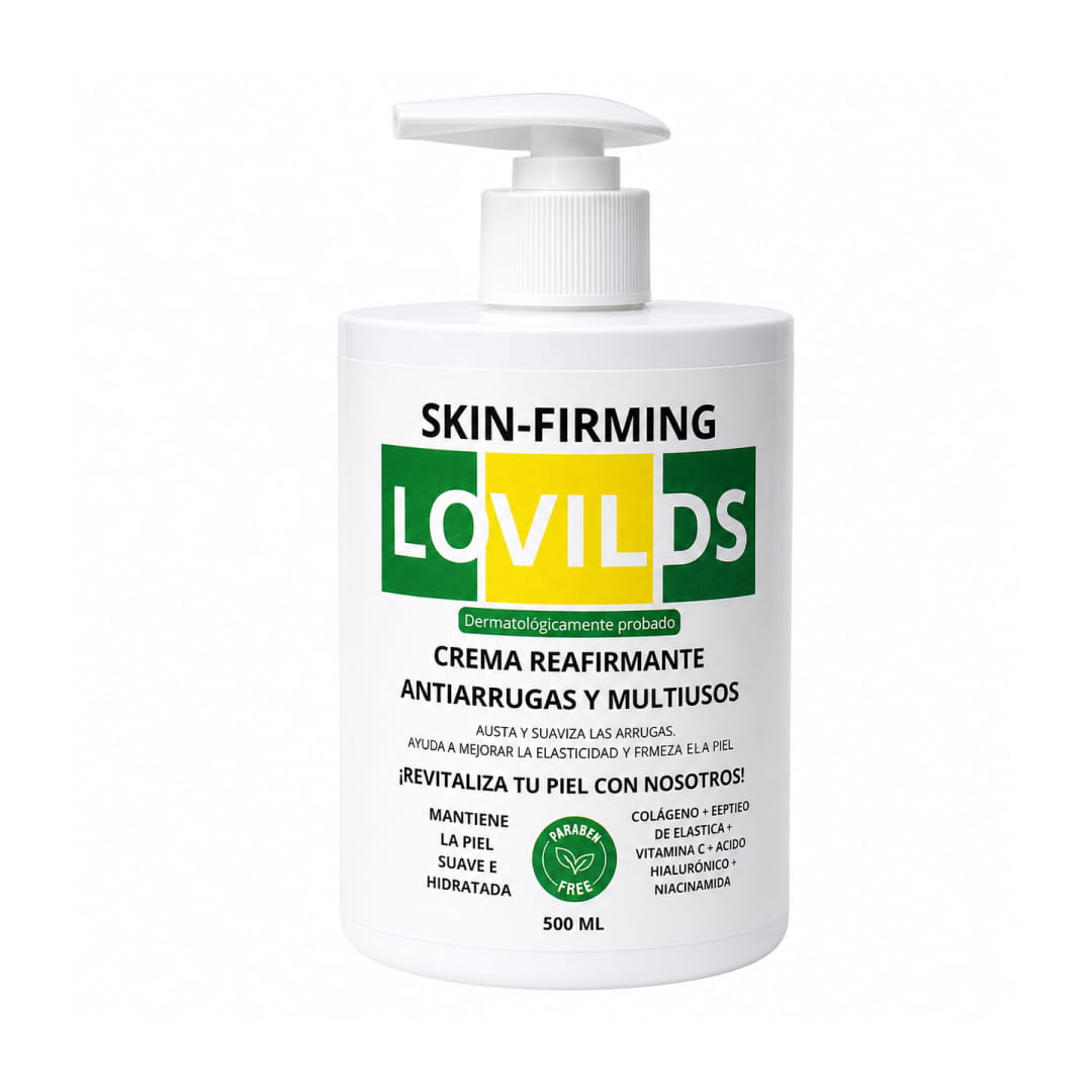 Crema Reafirmante Antiarrugas Lovilds 500ml 👩