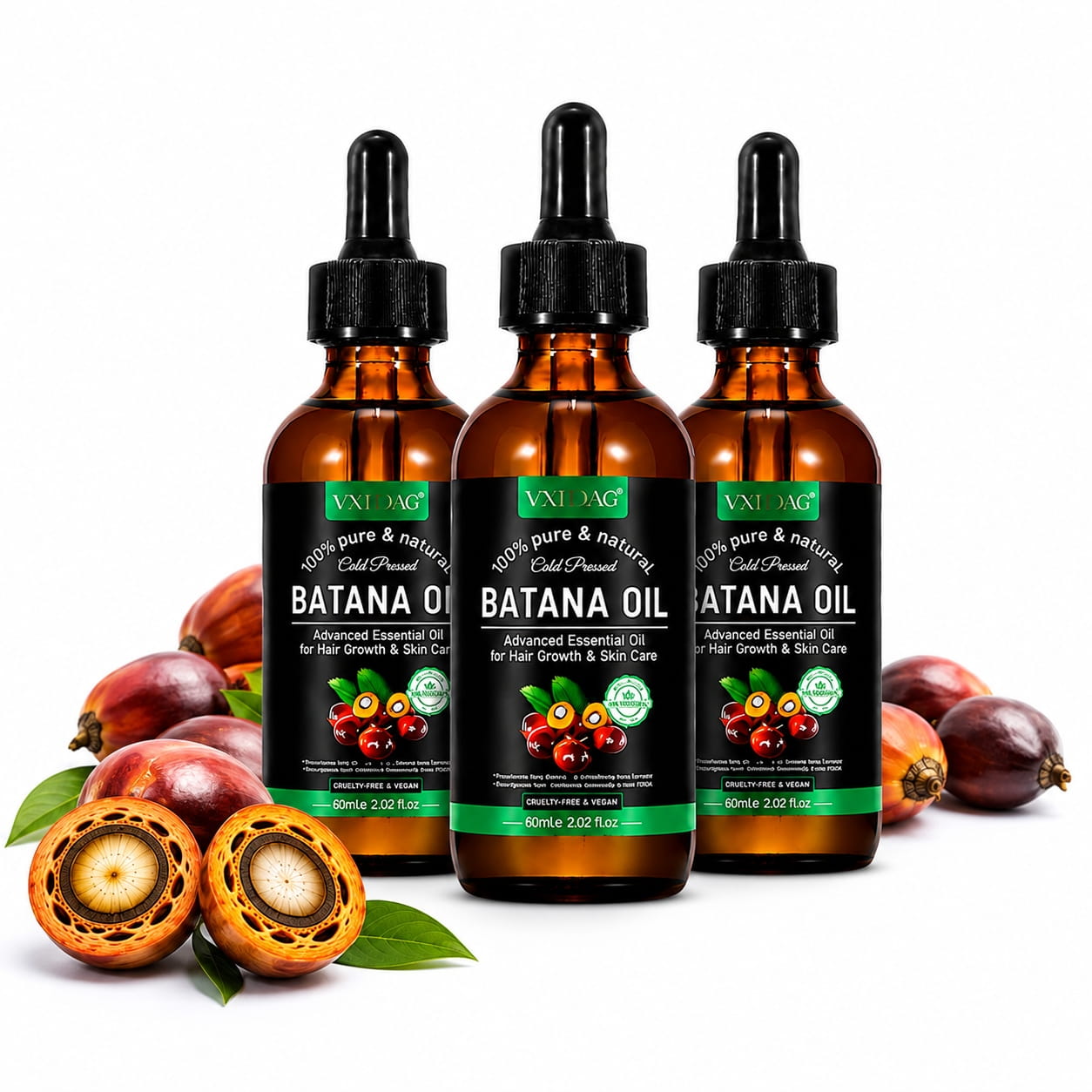 Set X3 Aceite de Batana Tratamiento Anti Caídas 🌿