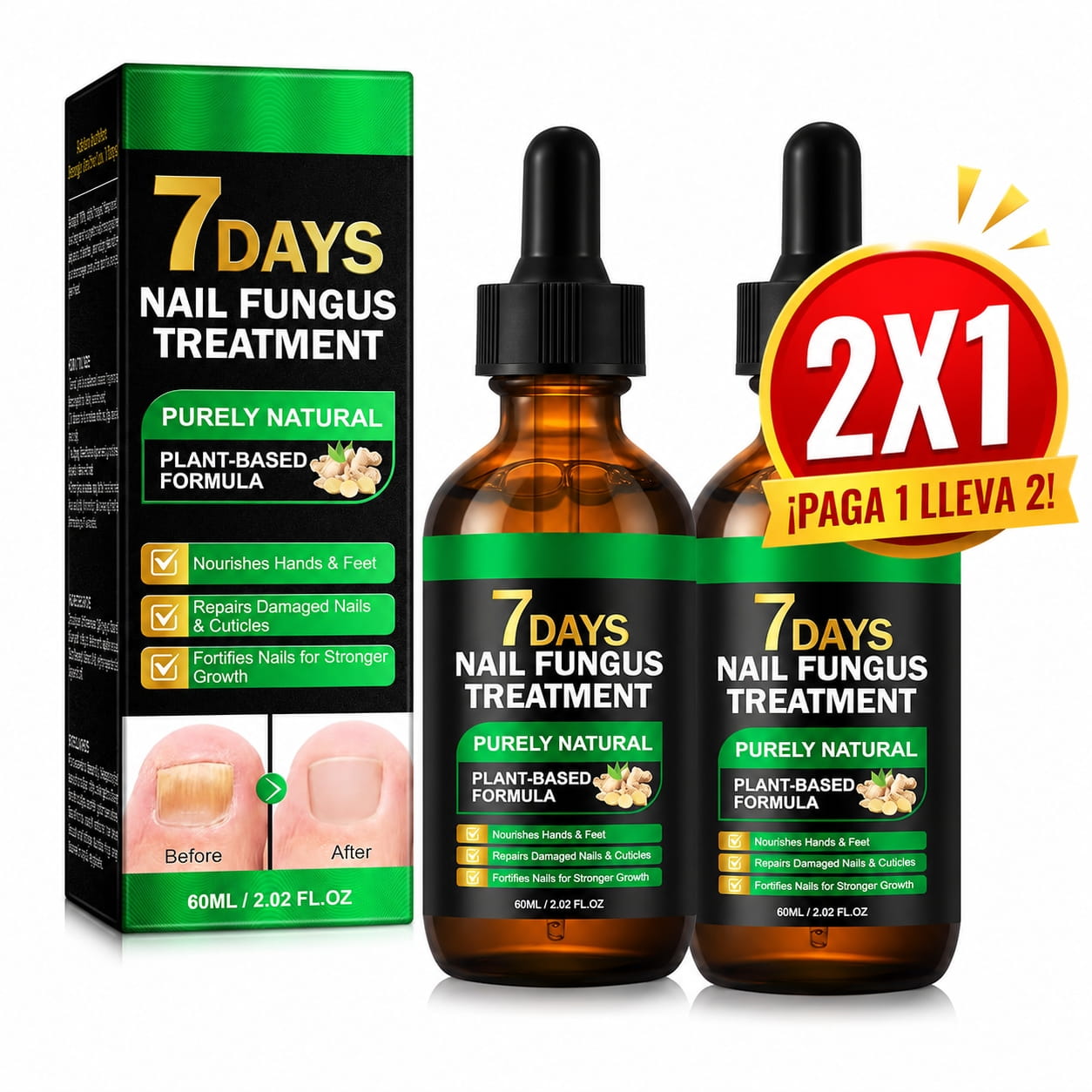 Promo 2X1 Tratamiento Anti Hongos 🍀