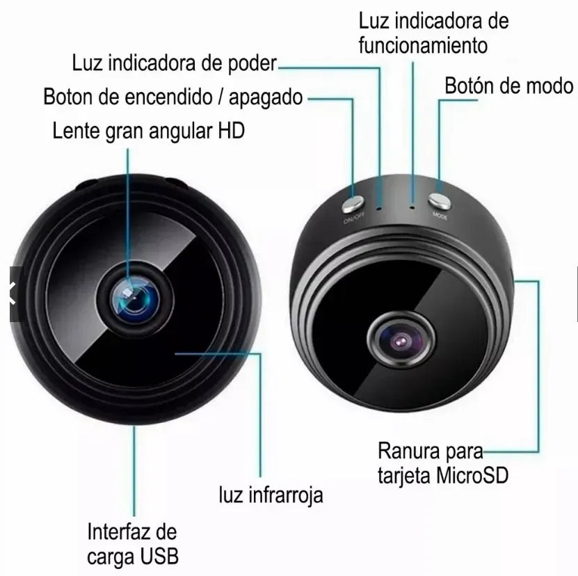 Mini Cámara Espía Wifi