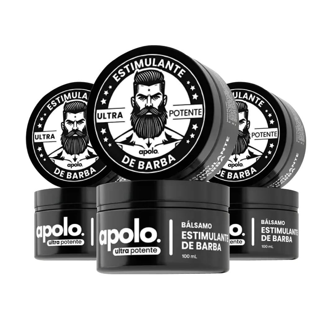 Estimulante de Barba Apolo ⚫ Ultra Potente 💪