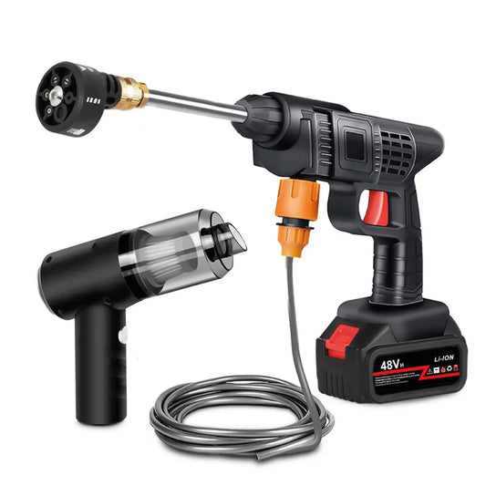 ¡Combo Limpieza Total! 💦 Hidrolavadora + Aspiradora Mini