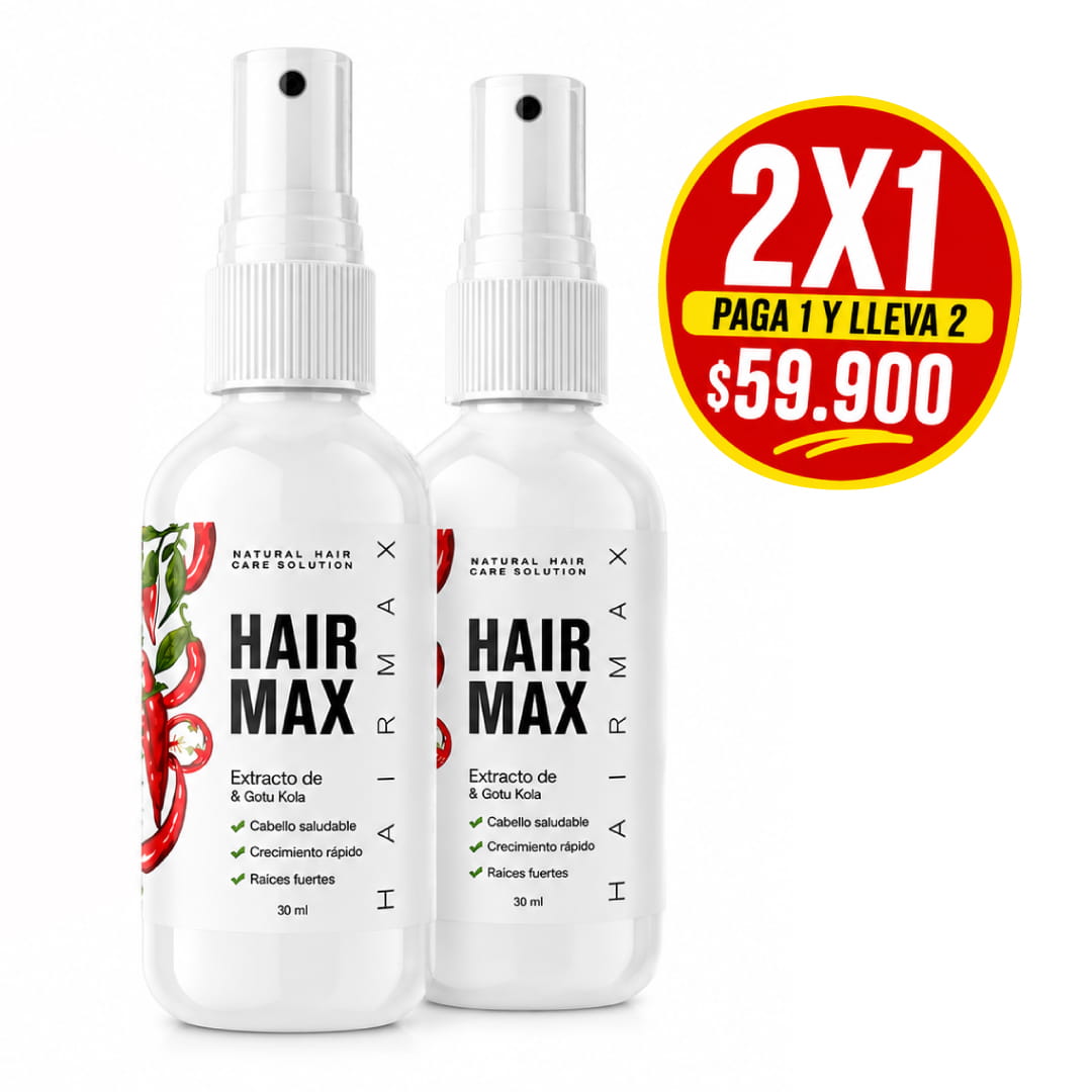 2X1 Tratamiento Capilar Anti Caídas Hair Max 👩‍🦰