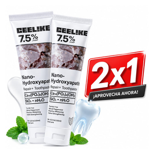 Promo 2x1  Crema Dental Reparadora + Blanqueadora 🦷